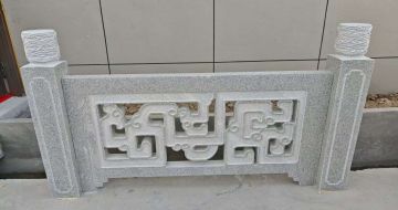 陕西芝麻白河道栏杆 桥栏杆