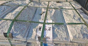 陕西芝麻白蘑菇石，自然面