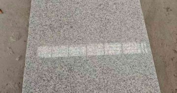 陕西芝麻白光面毛板