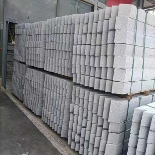 陕西芝麻白树围石 树池