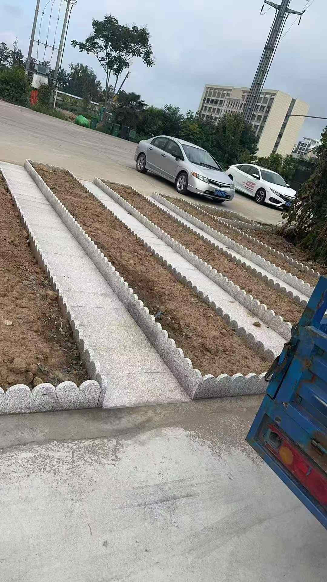 陕西芝麻白花边石