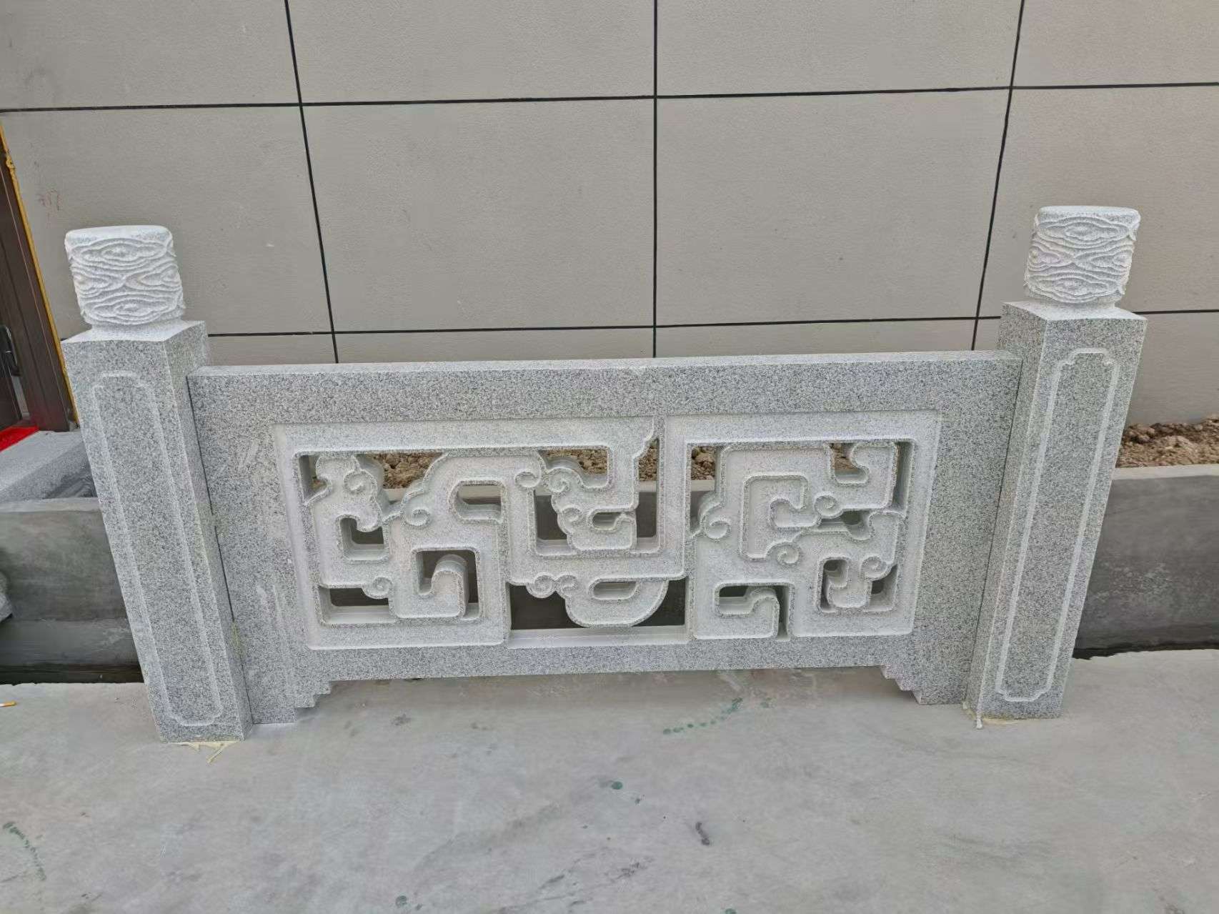 陕西芝麻白河道栏杆 桥栏杆